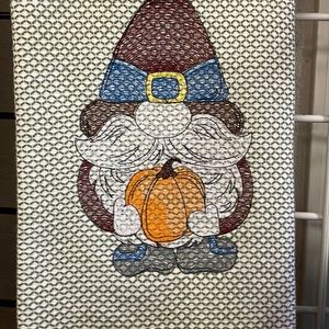 Embroidered cotton towel
